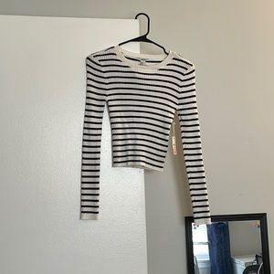 Forever 21 Striped Long Sleeve Top Womens US S
